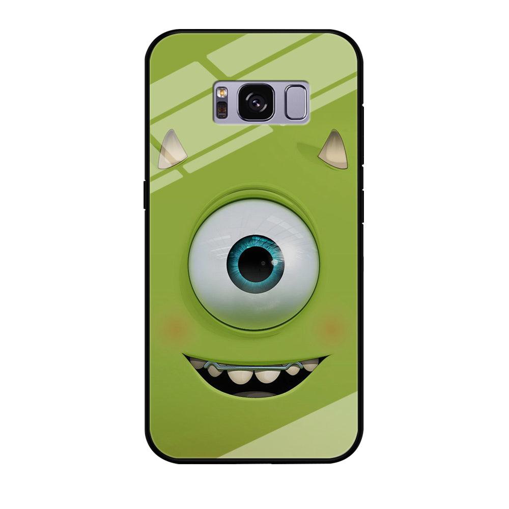 Green Face Monster Samsung Galaxy S8 Case-Tempered Glass Case-Xtracase