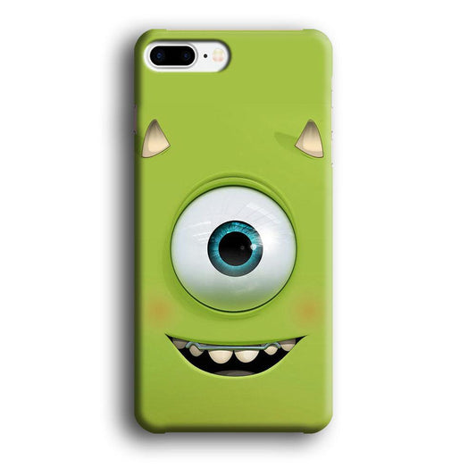 Green Face Monster iPhone 7 Plus Case-Plastic / Full Wrap (3D Case)-Xtracase