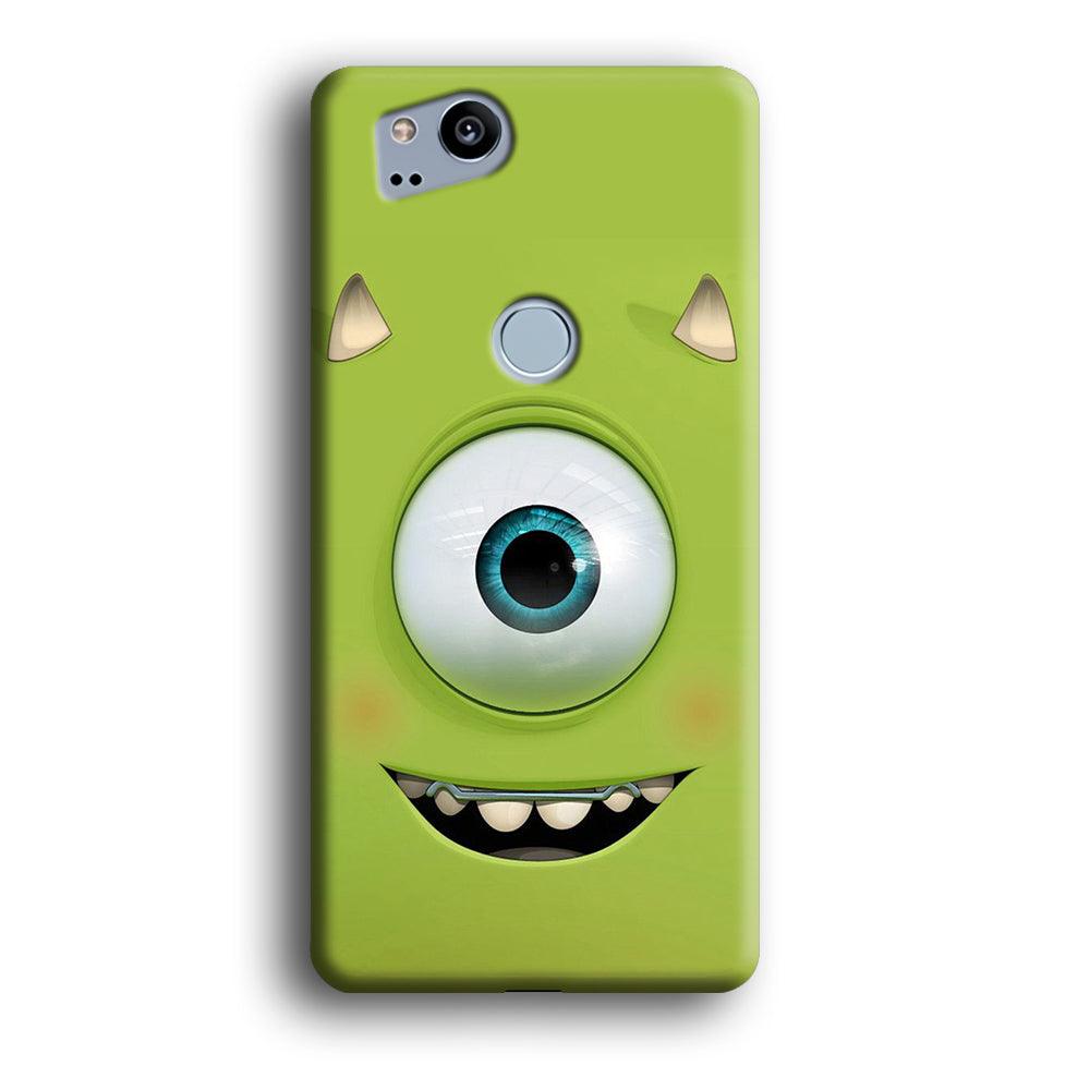 Green Face Monster Google Pixel 2 3D Case-Xtracase