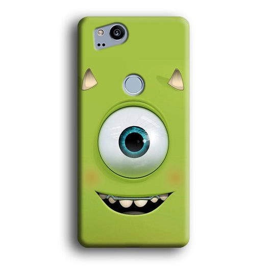 Green Face Monster Google Pixel 2 3D Case-Xtracase