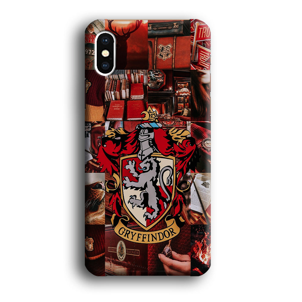 Gryffindor Harry Potter Aesthetic iPhone Xs Case