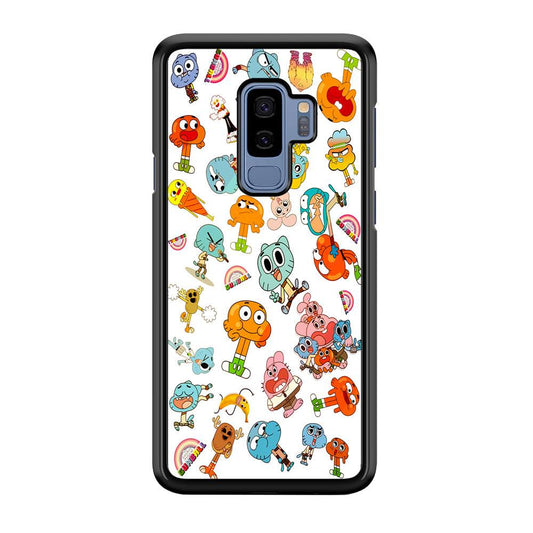 Gumball Doodle Samsung Galaxy S9 Plus Case-Plastic / Full Wrap (3D Case)-Xtracase