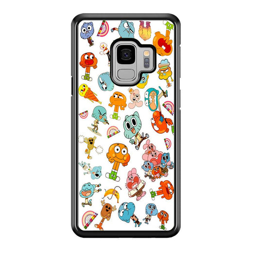 Gumball Doodle Samsung Galaxy S9 Case-Plastic / Full Wrap (3D Case)-Xtracase