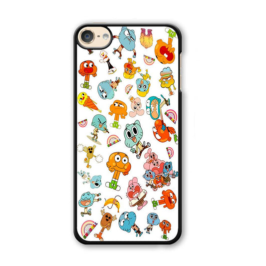 Gumball Doodle iPod Touch 6 Case-Plastic / Full Wrap (3D Case)-Xtracase