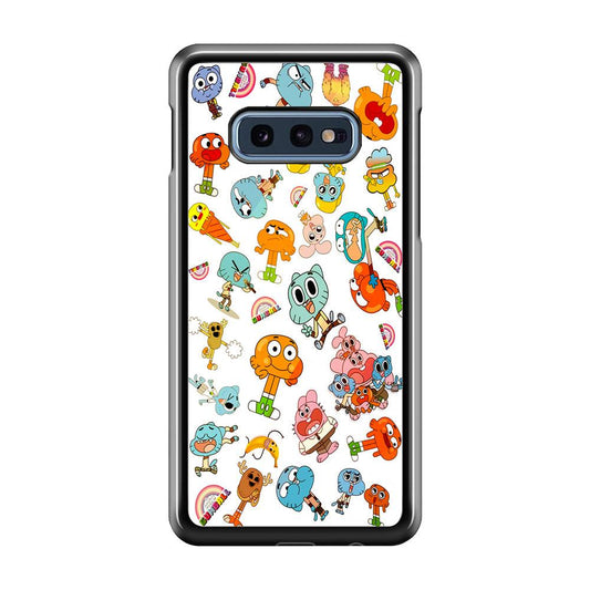 Gumball Doodle Samsung Galaxy S10E Case-Plastic / Full Wrap (3D Case)-Xtracase