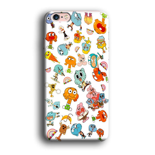 Gumball Doodle iPhone 6 | 6s Case-Plastic / Full Wrap (3D Case)-Xtracase