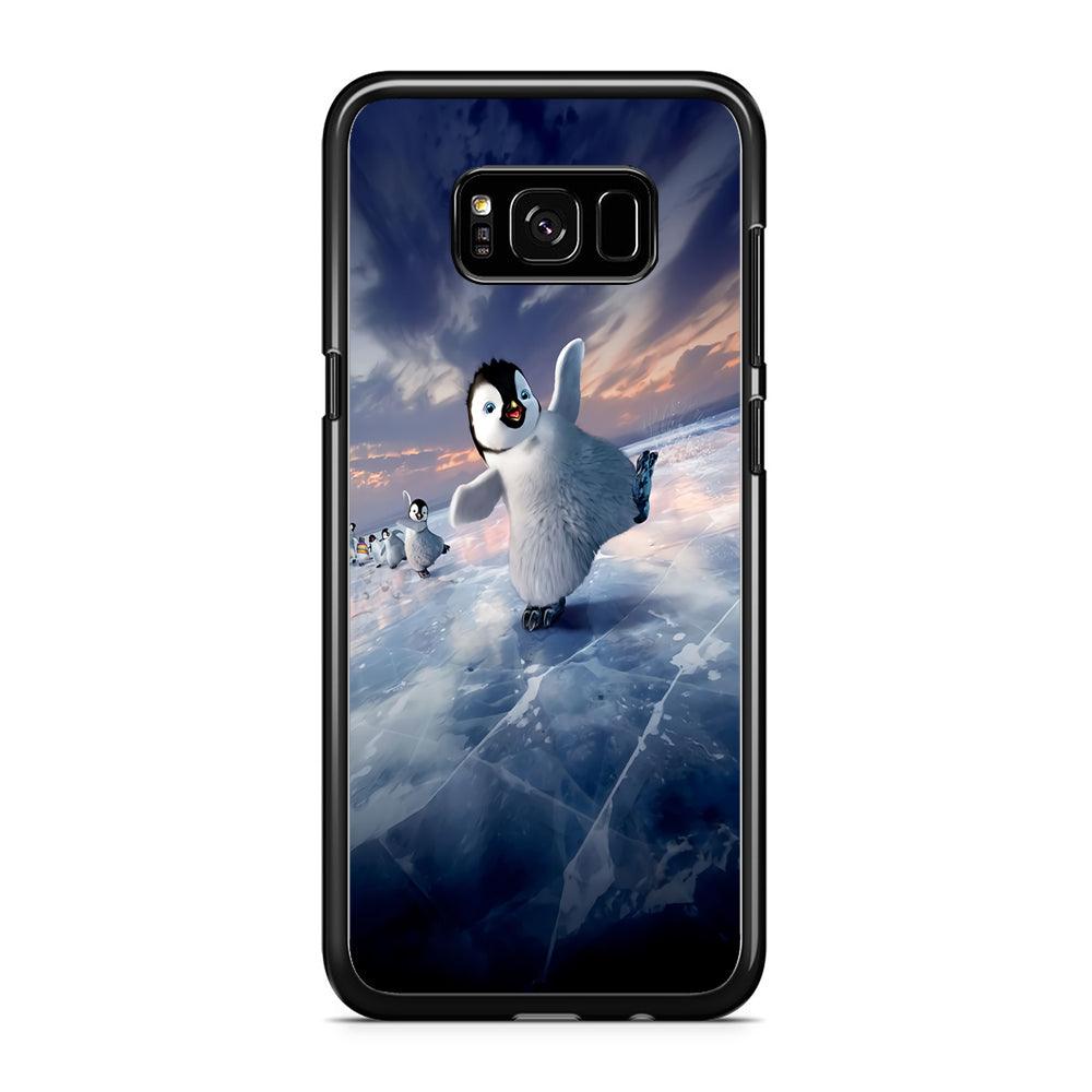 Happy Feet Two Samsung Galaxy S8 Case-Rubber / Black (2D Case)-Xtracase