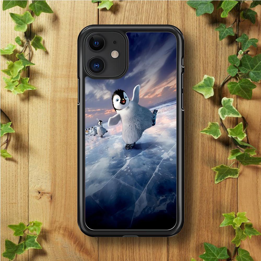 Happy Feet Two iPhone 11 Case-Rubber / Black (2D Case)-Xtracase