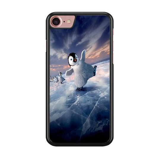 Happy Feet Two iPhone SE 2020 Case-Rubber / Black (2D Case)-Xtracase