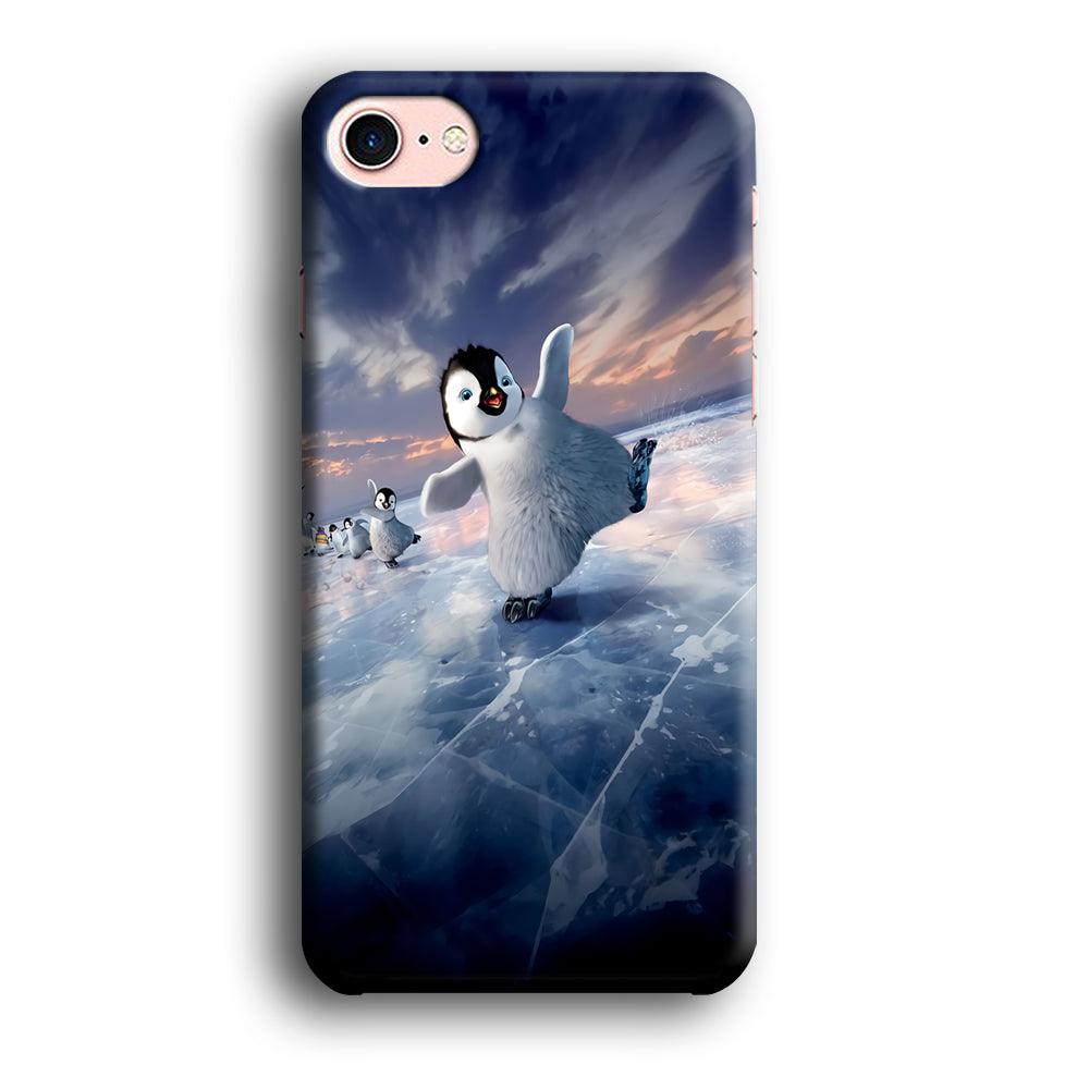 Happy Feet Two iPhone SE 2020 Case-Plastic / Full Wrap (3D Case)-Xtracase