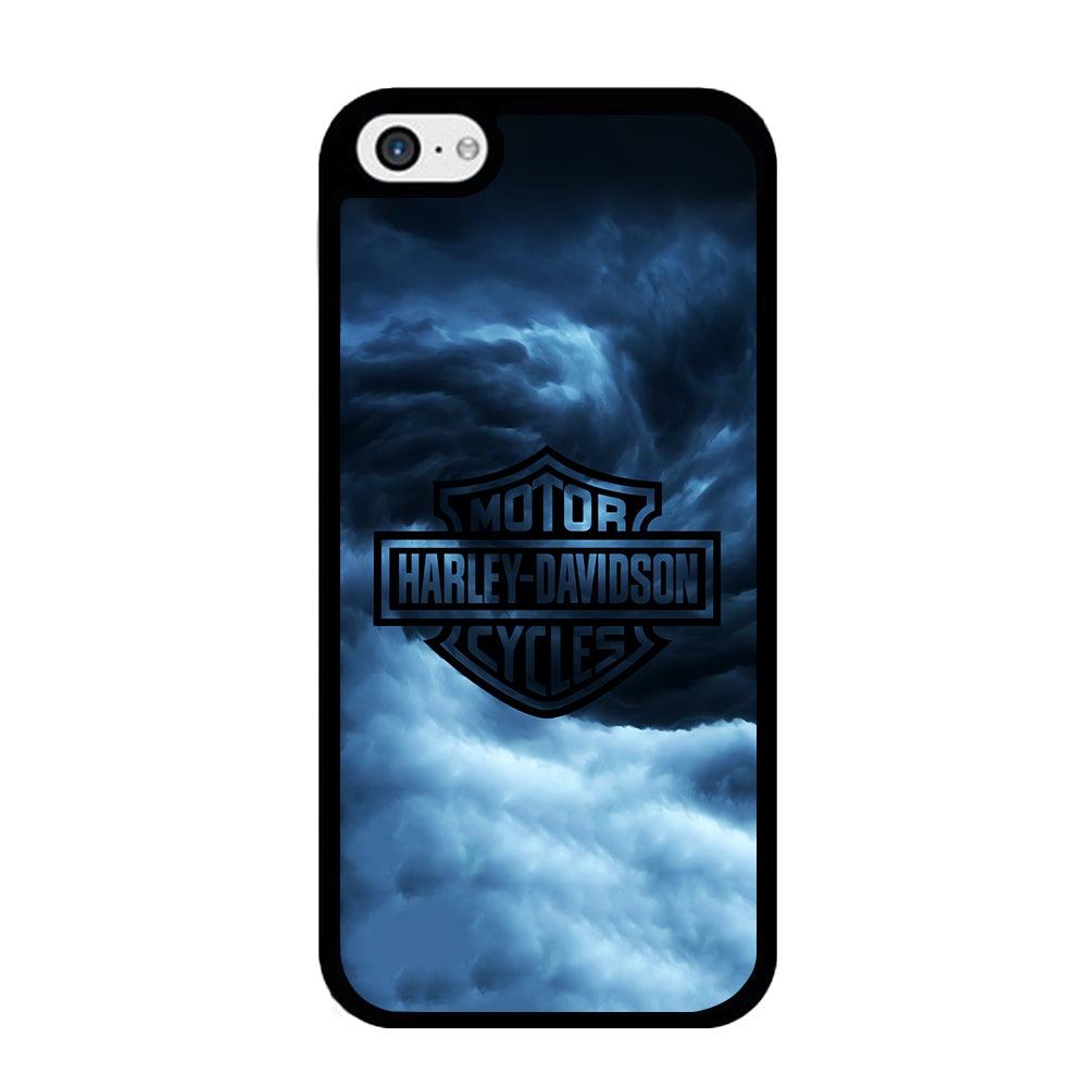 Harley Davidson Cloud iPhone 5 | 5s Case-Rubber / Black (2D Case)-Xtracase
