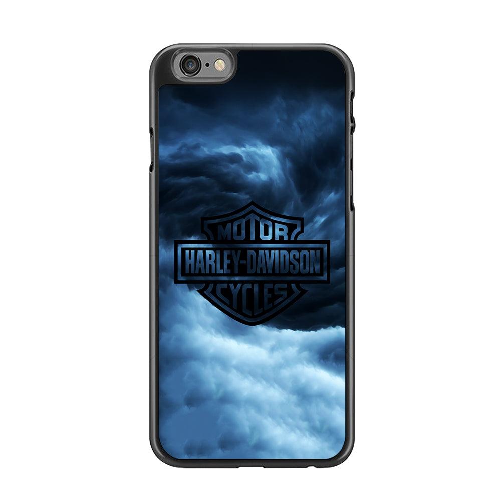 Harley Davidson Cloud iPhone 6 | 6s Case-Rubber / Black (2D Case)-Xtracase