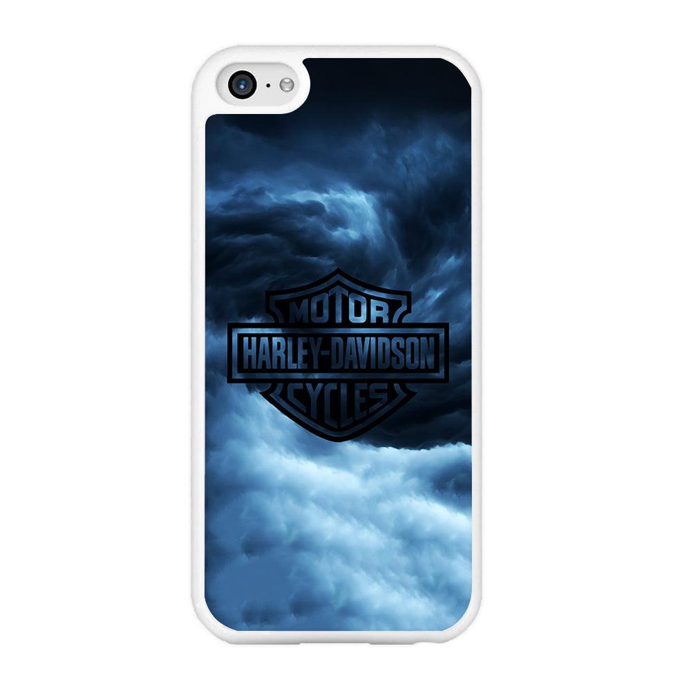 Harley Davidson Cloud iPhone 5 | 5s Case-Rubber / White (2D Case)-Xtracase