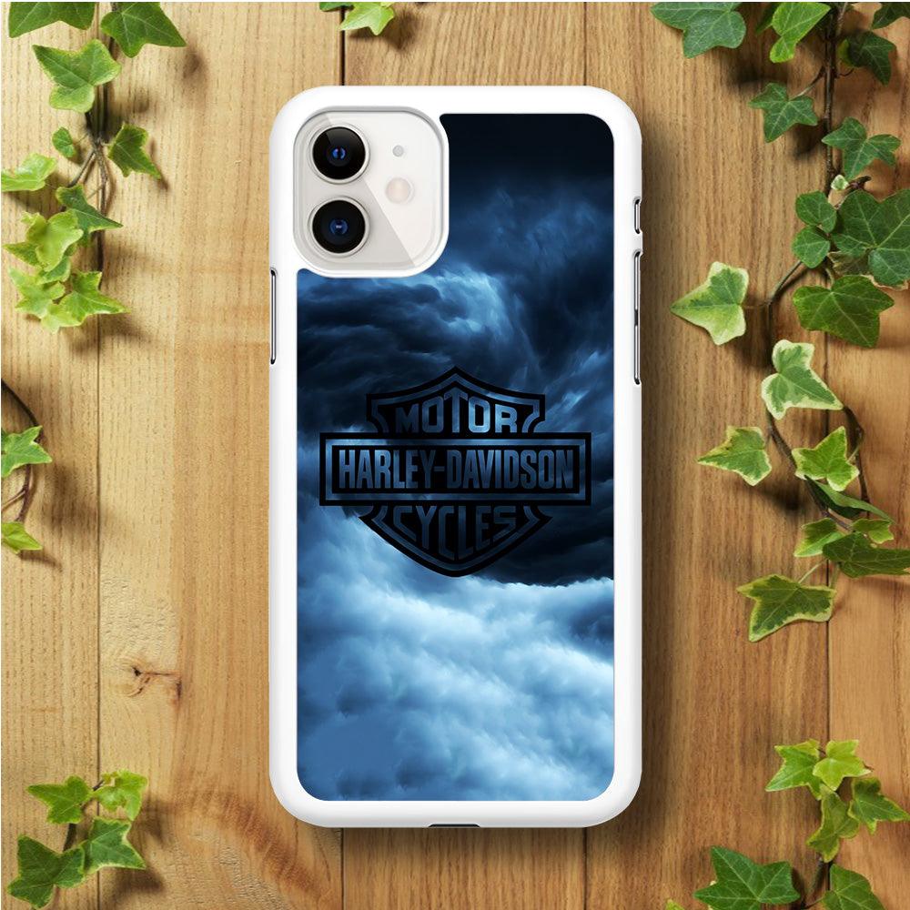 Harley Davidson Cloud iPhone 11 Case-Plastic / Full Wrap (3D Case)-Xtracase