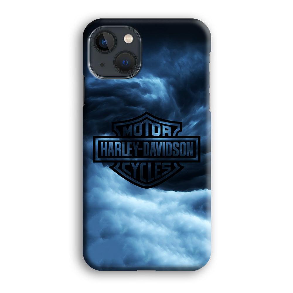 Harley Davidson Cloud iPhone 13 Case-Plastic / Full Wrap (3D Case)-Xtracase