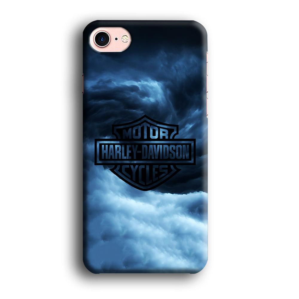 Harley Davidson Cloud iPhone 7 Case-Plastic / Full Wrap (3D Case)-Xtracase