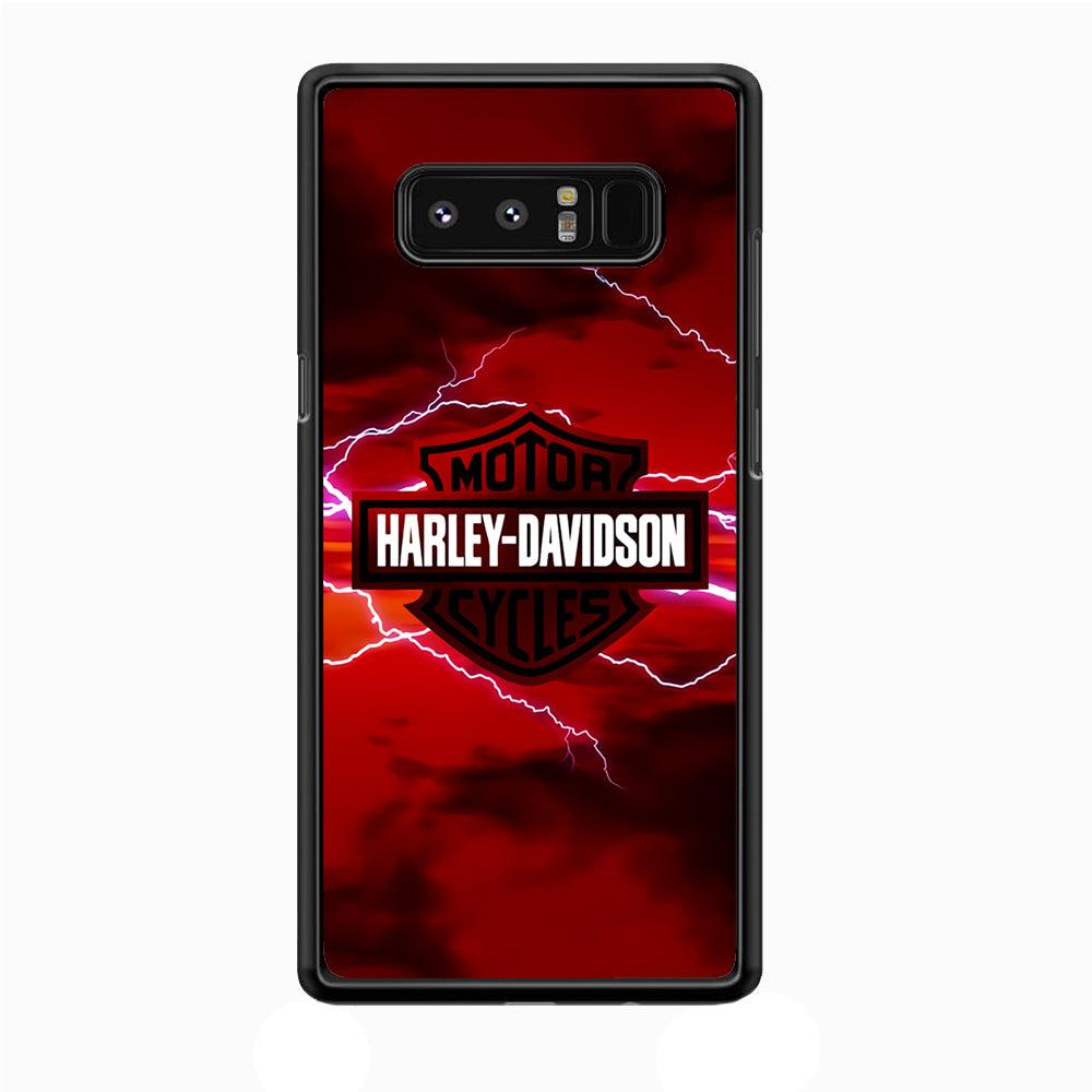 Harley Davidson Red Sky Samsung Galaxy Note 8 Case-Plastic / Full Wrap (3D Case)-Xtracase