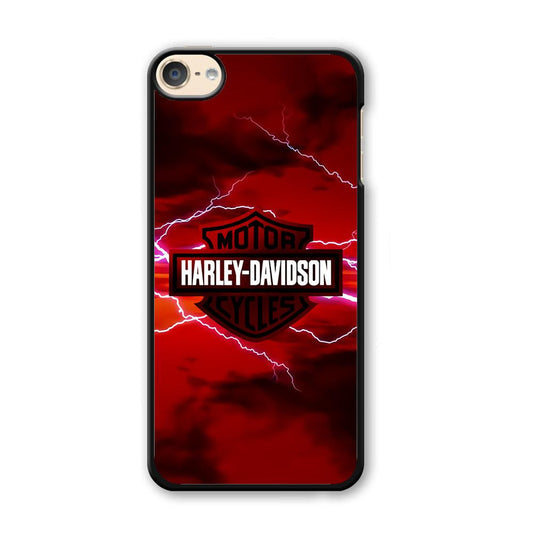 Harley Davidson Red Sky iPod Touch 6 Case-Plastic / Full Wrap (3D Case)-Xtracase