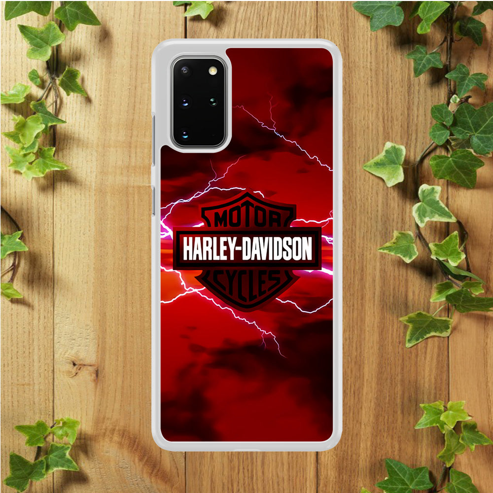 Harley Davidson Red Sky Samsung Galaxy S20 Plus Case