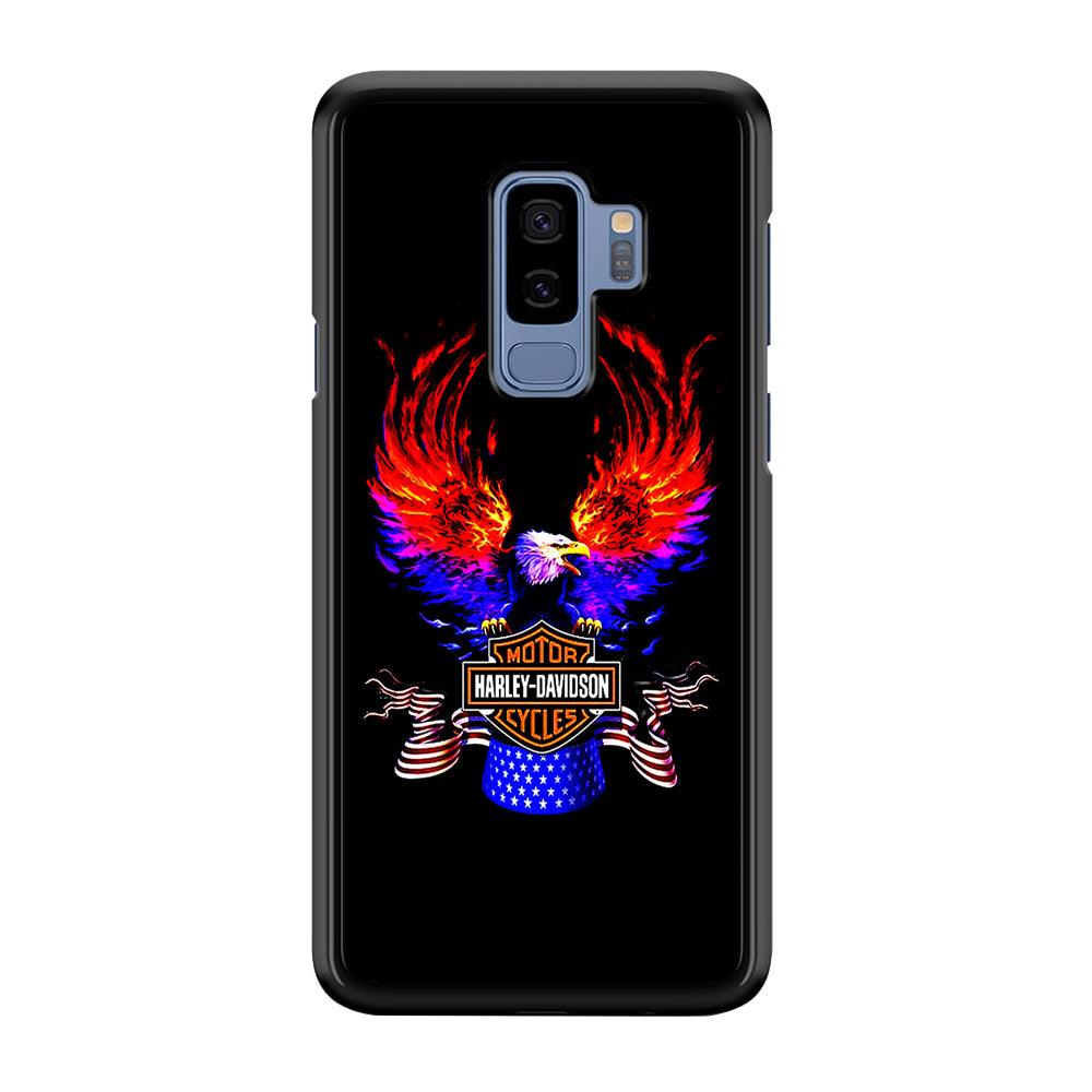 Harley Eagle Fire Samsung Galaxy S9 Plus Case-Plastic / Full Wrap (3D Case)-Xtracase