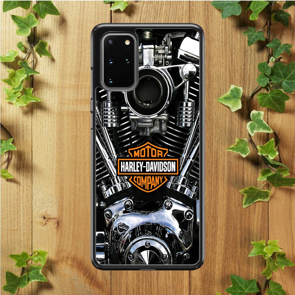 Harley Engine Motif Samsung Galaxy S20 Plus Case-Plastic / Full Wrap (3D Case)-Xtracase
