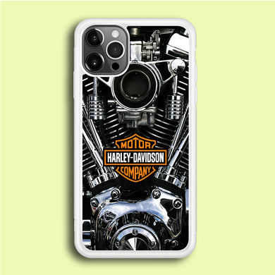Harley Engine Motif iPhone 12 Pro Case