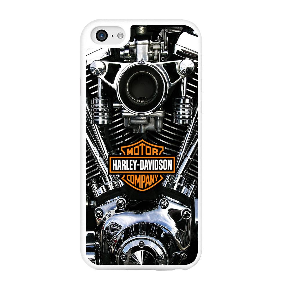Harley Engine Motif iPhone 6 | 6s Case-Rubber / White (2D Case)-Xtracase