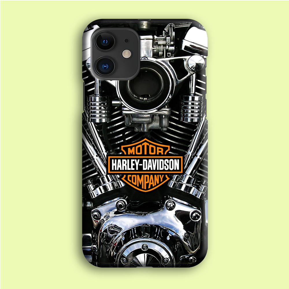 Harley Engine Motif iPhone 12 Case