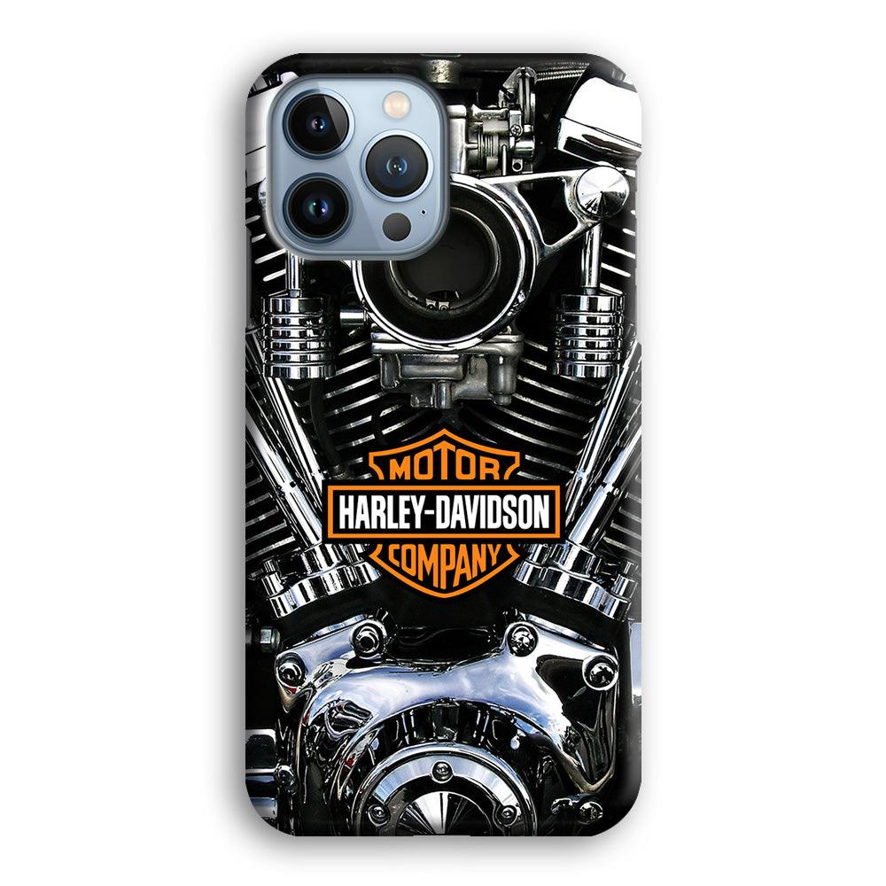 Harley Engine Motif iPhone 13 Pro Case-Plastic / Full Wrap (3D Case)-Xtracase