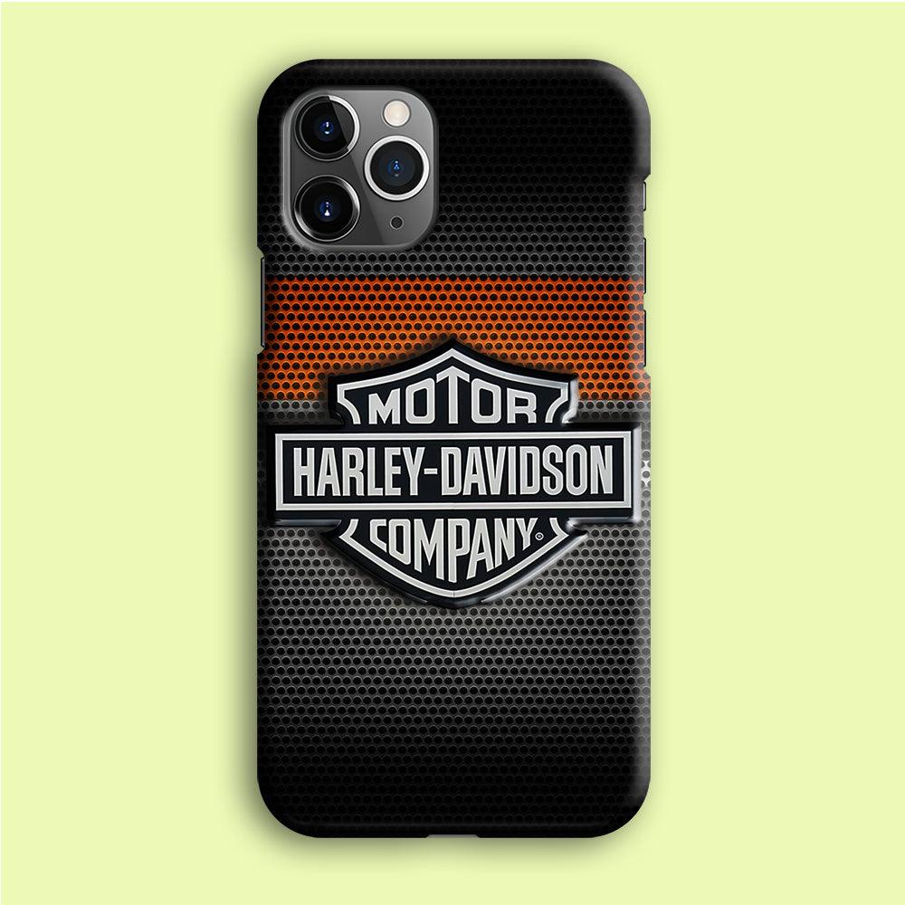 Harley Silver Motif iPhone 12 Pro Case-Plastic / Full Wrap (3D Case)-Xtracase