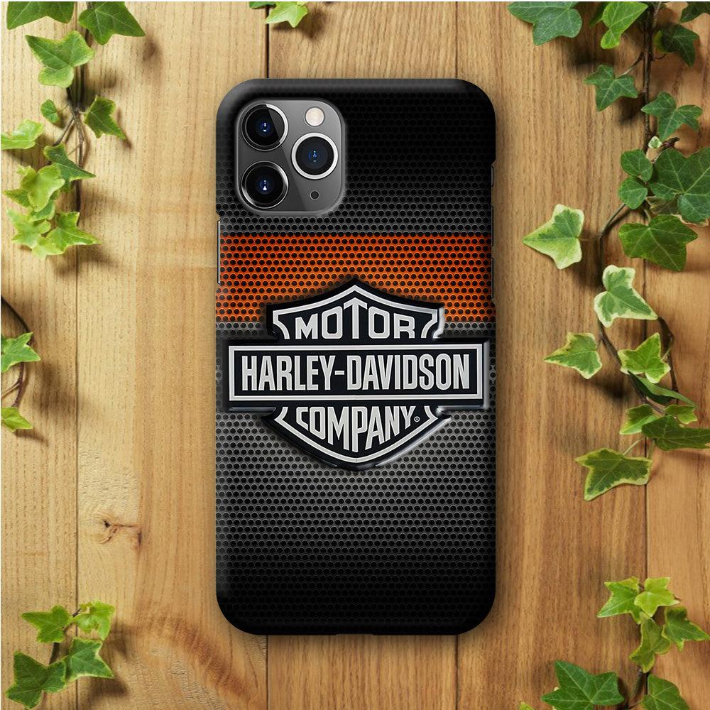 Harley Silver Motif iPhone 11 Pro Case-Plastic / Full Wrap (3D Case)-Xtracase