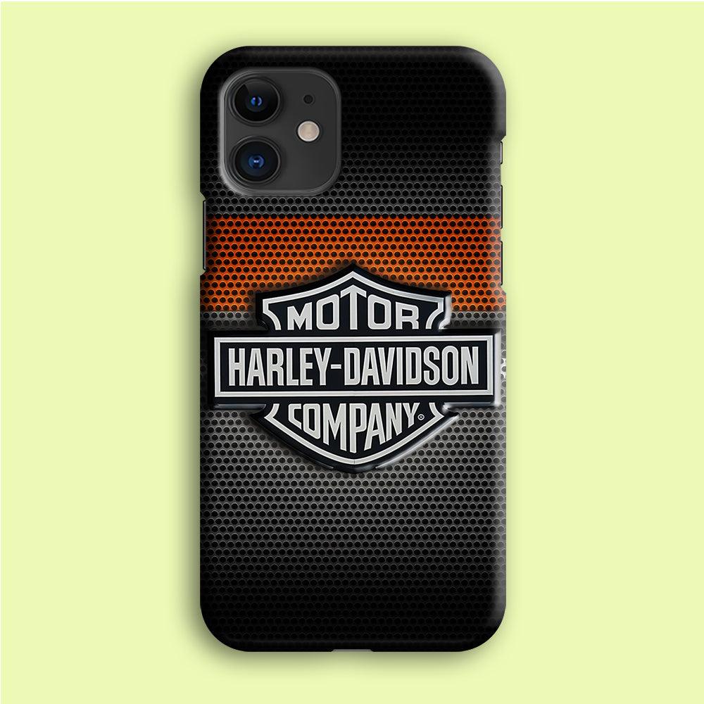 Harley Silver Motif iPhone 12 Mini Case-Plastic / Full Wrap (3D Case)-Xtracase