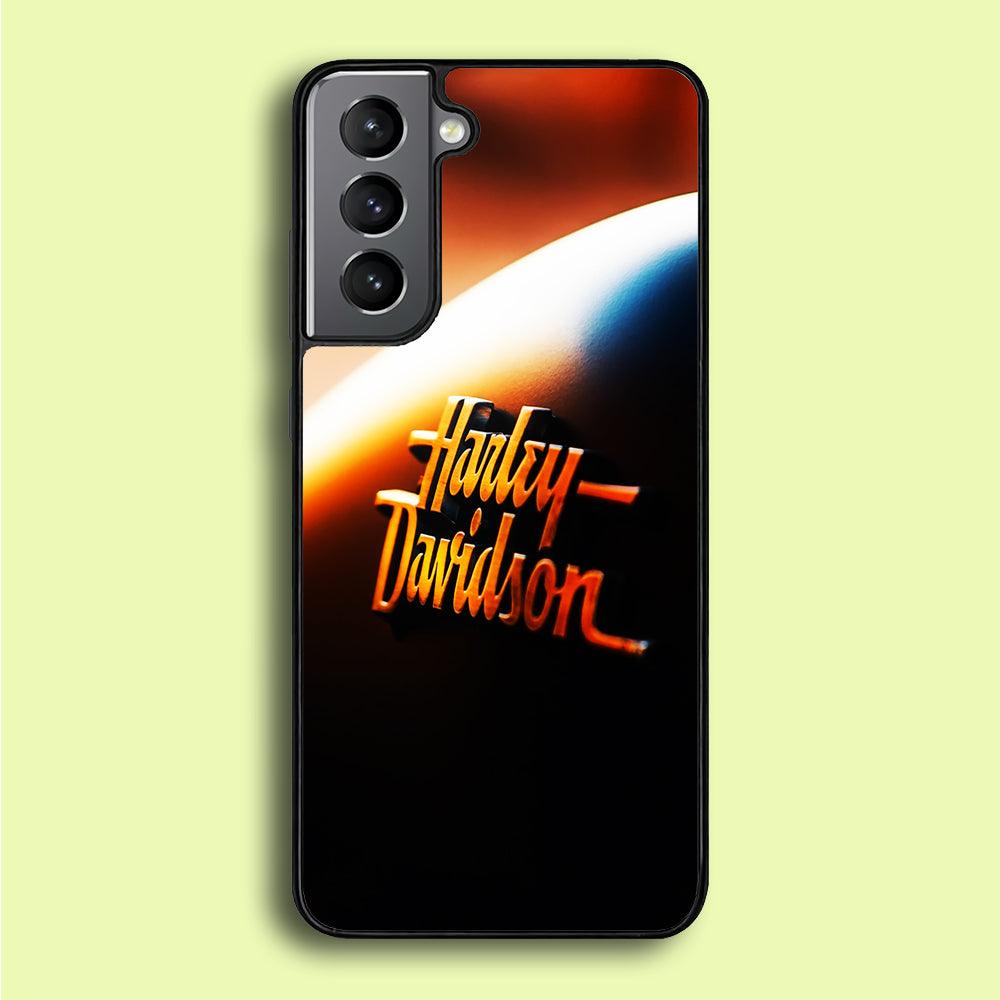 Harley Sunset Motif Samsung Galaxy S21 Plus Case-Plastic / Full Wrap (3D Case)-Xtracase