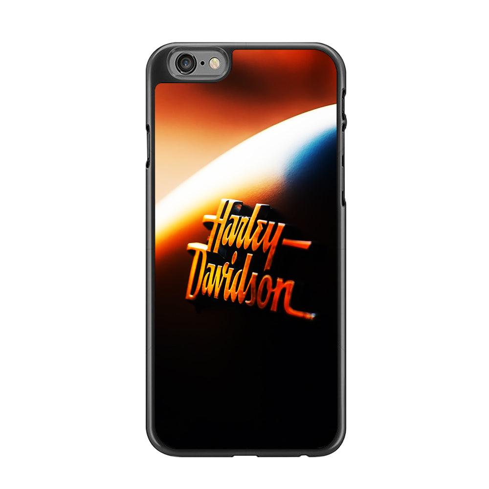 Harley Sunset Motif iPhone 6 | 6s Case-Rubber / Black (2D Case)-Xtracase