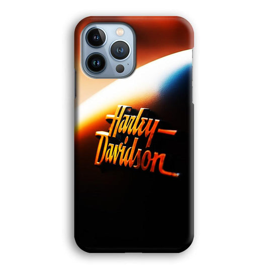 Harley Sunset Motif iPhone 13 Pro Case-Plastic / Full Wrap (3D Case)-Xtracase