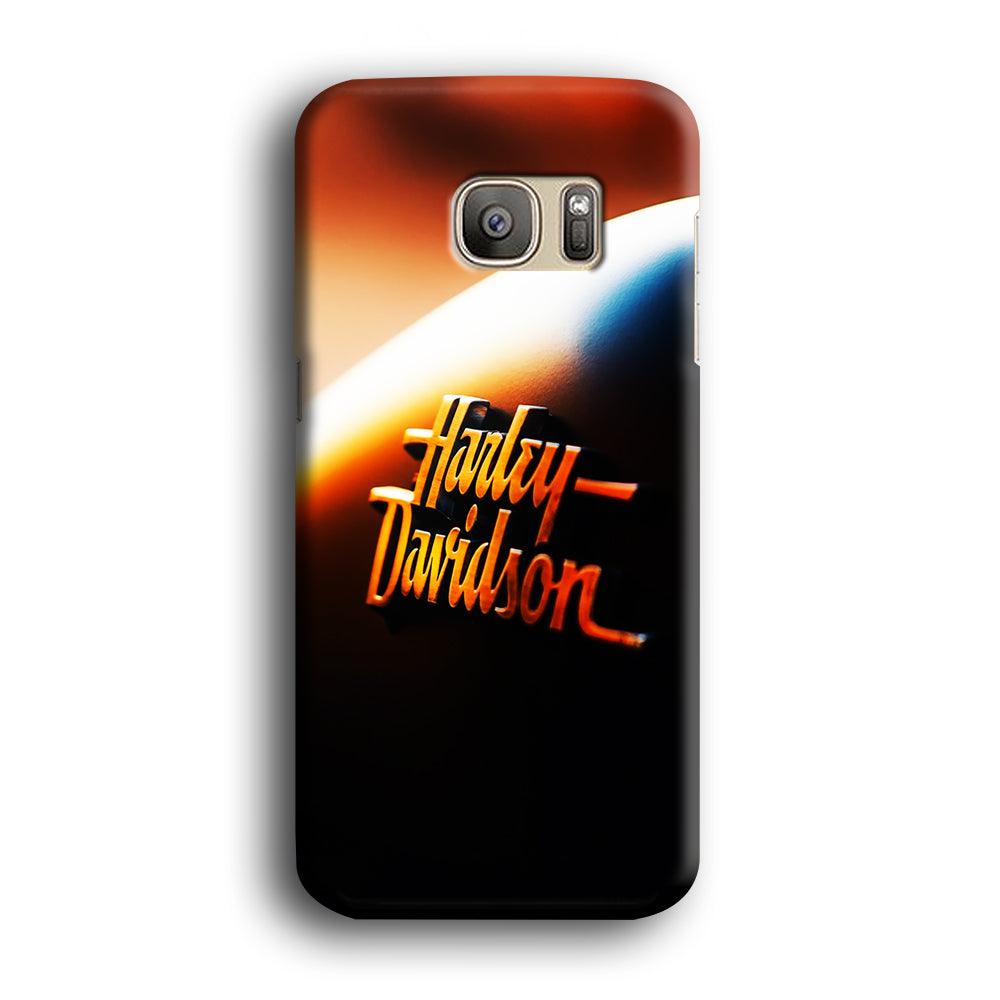 Harley Sunset Motif Samsung Galaxy S7 Edge Case-Plastic / Full Wrap (3D Case)-Xtracase