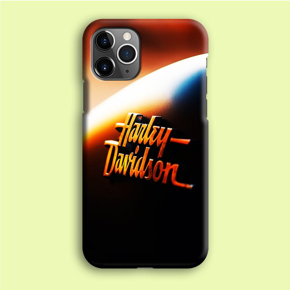 Harley Sunset Motif iPhone 12 Pro Max Case-Plastic / Full Wrap (3D Case)-Xtracase