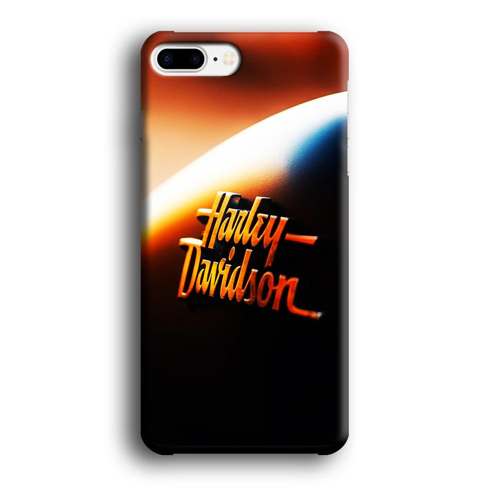 Harley Sunset Motif iPhone 8 Plus Case-Plastic / Full Wrap (3D Case)-Xtracase