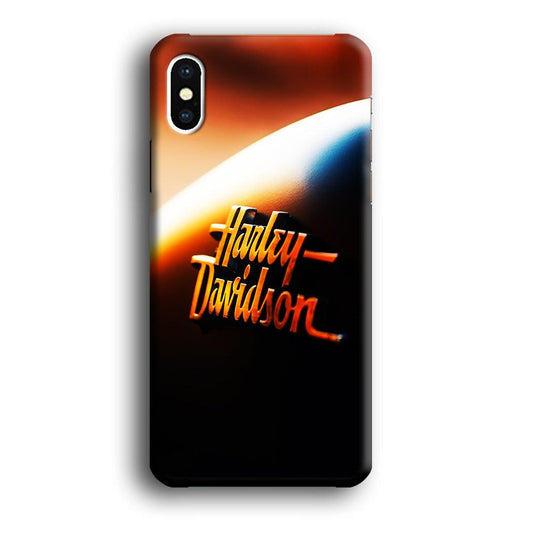 Harley Sunset Motif iPhone X Case-Plastic / Full Wrap (3D Case)-Xtracase