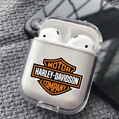 Harley Davidson Protective Clear Case Cover For Apple Airpods-Xtracase