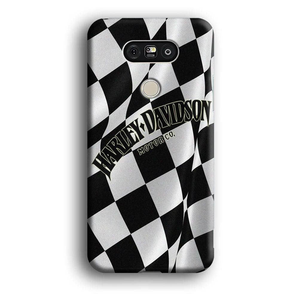 Harley Davidson Black White Flag LG G5 3D Case-Xtracase