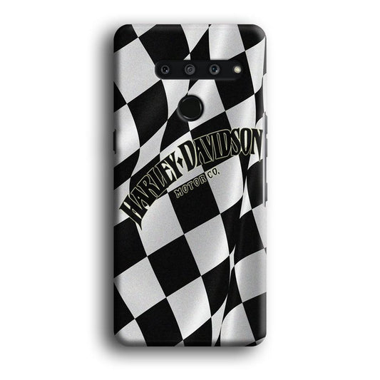 Harley Davidson Black White Flag LG V50 3D Case-Xtracase