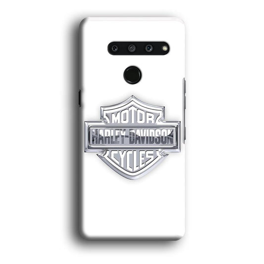 Harley Davidson Logo Silver LG V50 3D Case-Xtracase