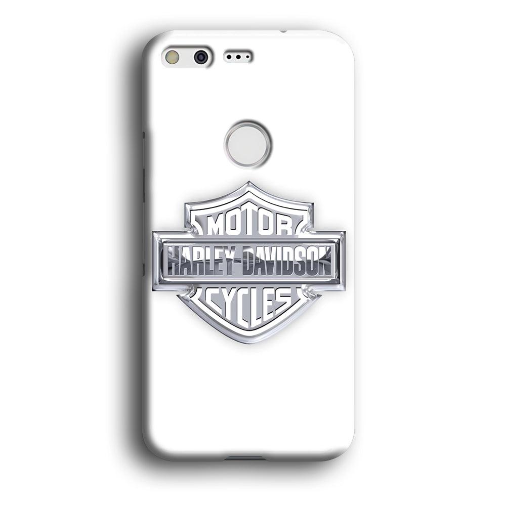 Harley Davidson Logo Silver Google Pixel XL 3D Case-Xtracase