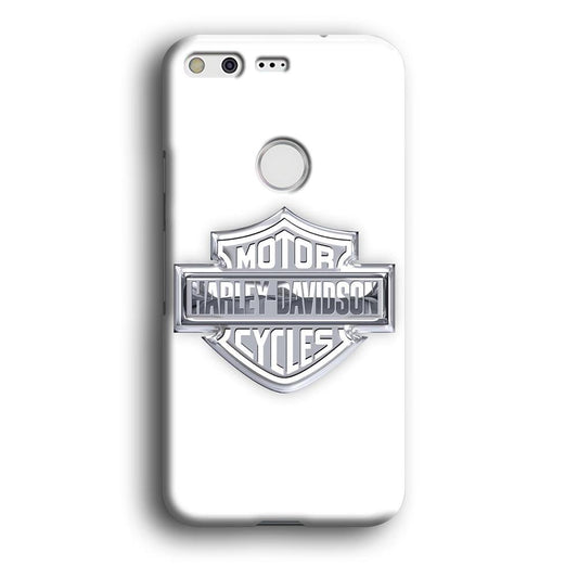 Harley Davidson Logo Silver Google Pixel XL 3D Case-Xtracase