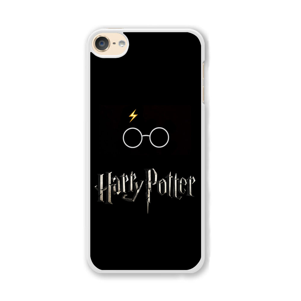 Harry Potter Glasses Symbol Black iPod Touch 6 Case