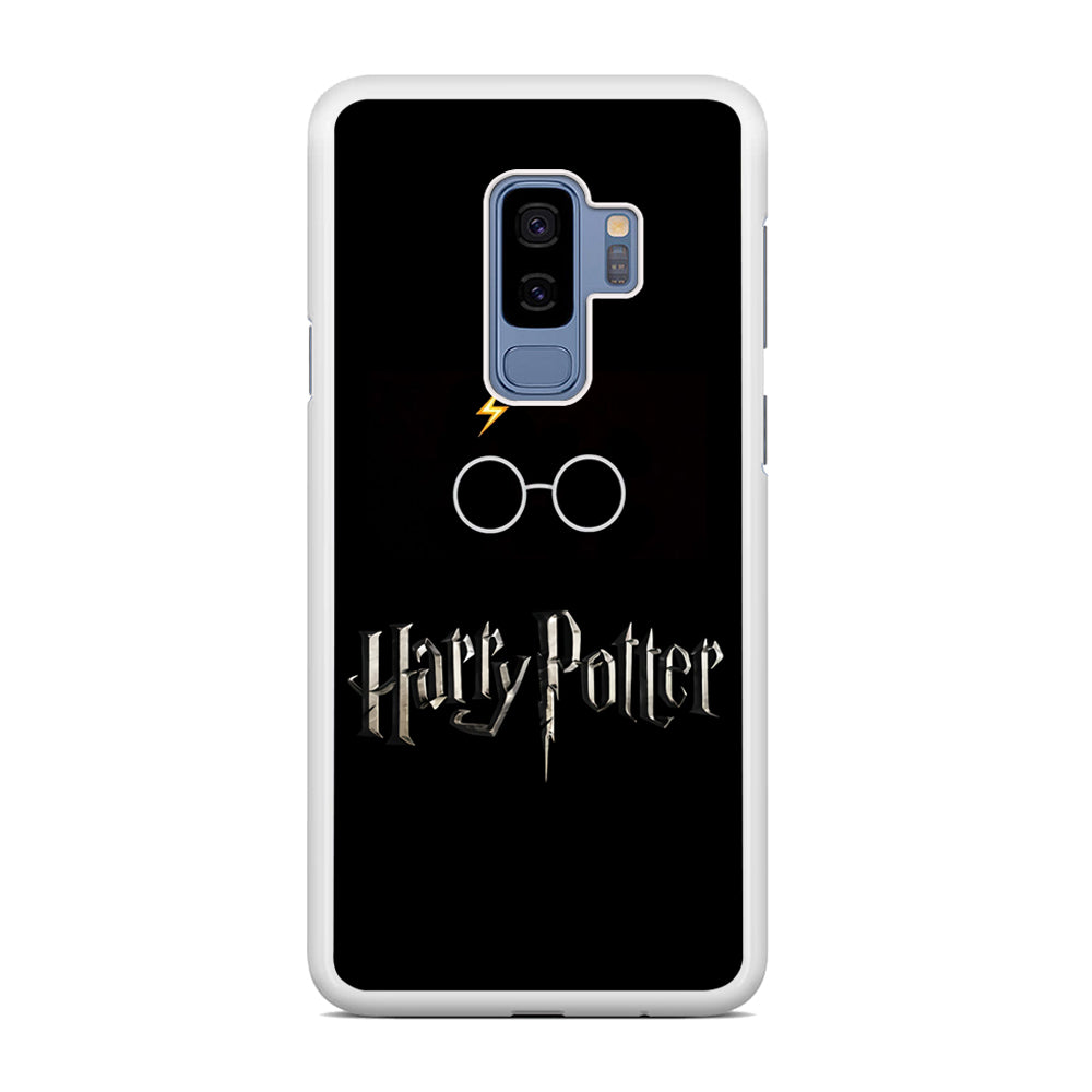 Harry Potter Glasses Symbol Black Samsung Galaxy S9 Plus Case