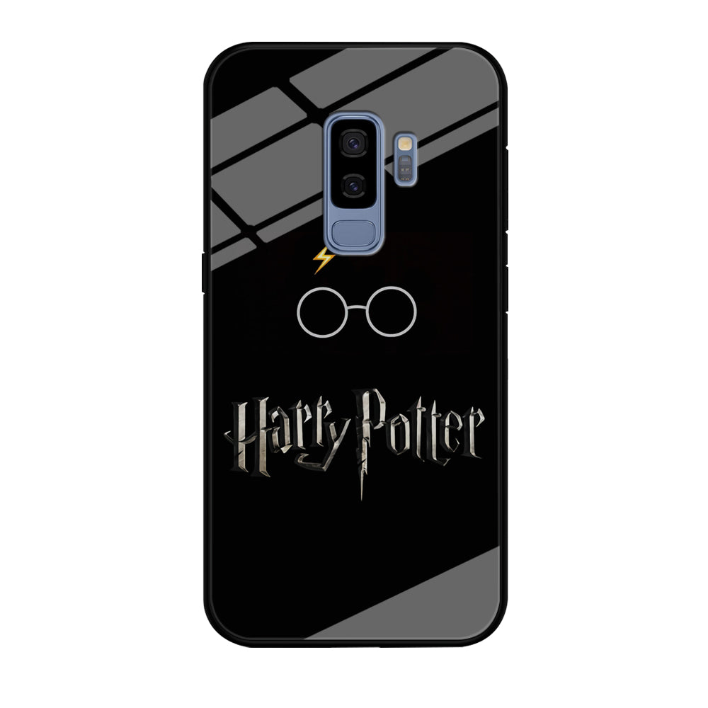 Harry Potter Glasses Symbol Black Samsung Galaxy S9 Plus Case