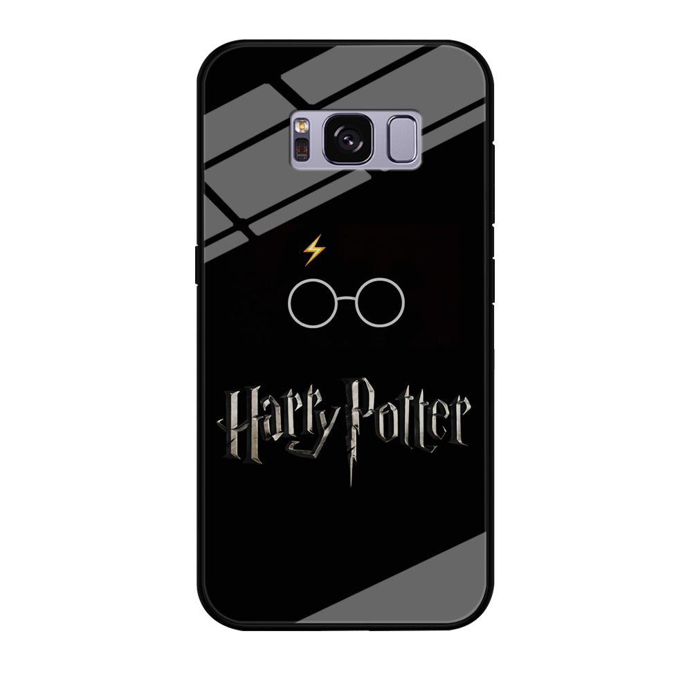 Harry Potter Glasses Symbol Black Samsung Galaxy S8 Case