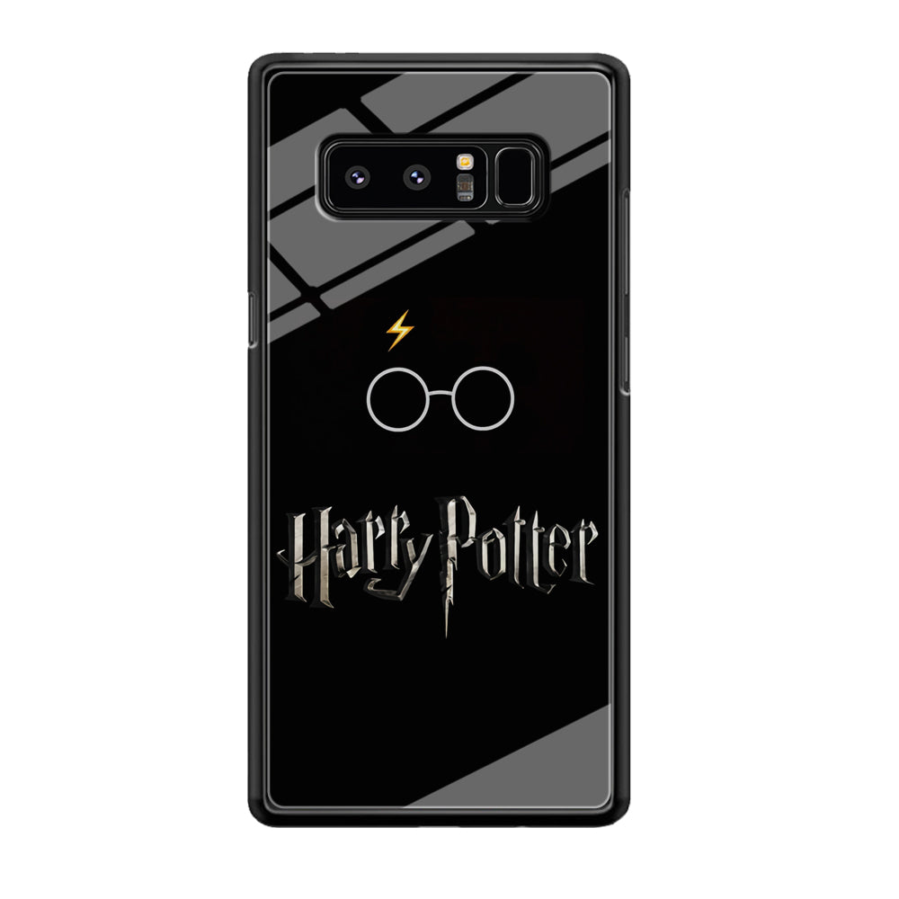 Harry Potter Glasses Symbol Black Samsung Galaxy Note 8 Case